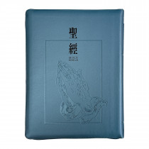 聖經-和合大字真皮紅字索引拉練(禱告/銀)
